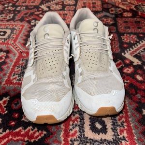 Womens white On Cloud X sneakers